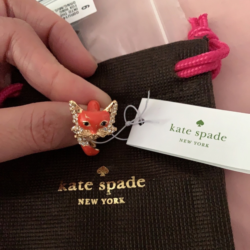 Kate Spade fox 🦊 ring  size 6